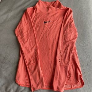 Nike Running Long Sleeve Top in Orange